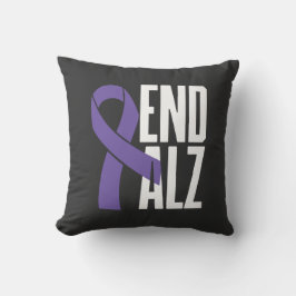 Classic End ALZ Bewustzijn en Paarse lint Kussen