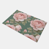 Classic English Roses In Blush Pink  Deurmat (Schuin)