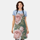 Classic English Roses In Blush Pink Schort (Gedragen)