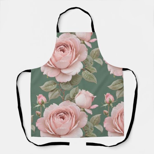 Classic English Roses In Blush Pink Schort (Voorkant)