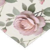 Classic English Roses In Soft Shades Of Pink  Tafelkleed (Gekanteld)