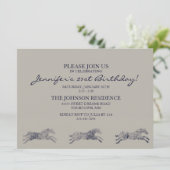 Classic Equestrian Birthday Kaart (Staand voorkant)