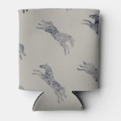 Classic Equestrian Horse Pattern Blikjeskoeler (Voorkant)