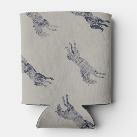 Classic Equestrian Horse Pattern Blikjeskoeler (Achterkant)