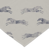 Classic Equestrian Horse Pattern Lange Tafelloper (Hoek)