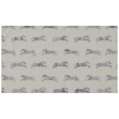 Classic Equestrian Horse Pattern Tafelkleed (Voorkant (Horizontaal))