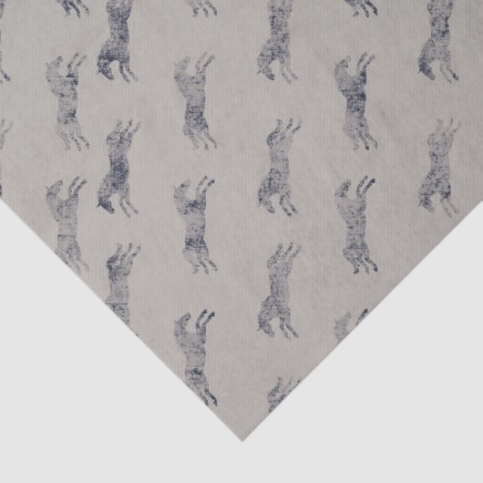 Classic Equestrian Horse Pattern Tissuepapier (Detail)