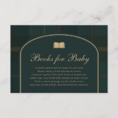 Classic Equestrian Polo Plaid Books for Baby Boy Informatiekaartje (Voorkant)