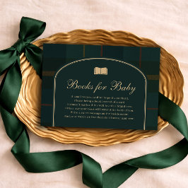 Classic Equestrian Polo Plaid Books for Baby Boy Informatiekaartje