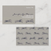 Classic Equestrian Visitekaartje (Voorkant / Achterkant)