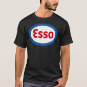 Classic Esso Petrol Gasoline Diesel Fuels Logo Cla T-shirt (Voorkant)