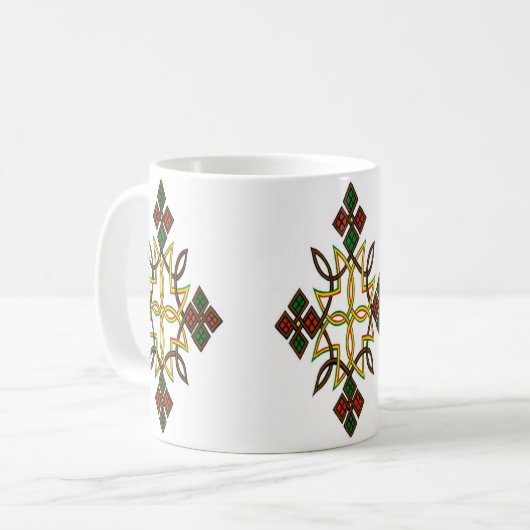 Classic Ethiopian Cross Motif Mok (Voorkant links)