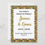 Classic Etnische Uitnodiging Kaart (Voorkant)