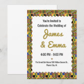 Classic Etnische Uitnodiging Kaart (Voorkant / Achterkant)