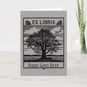 Classic ex libris Kaart - Blanco of Bericht