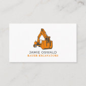 Classic Excavator, Builders Visitekaartje (Voorkant)