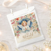 Classic Exquisite Christmas Victorian Angel Xmas Bedankzakje (Geknipt)