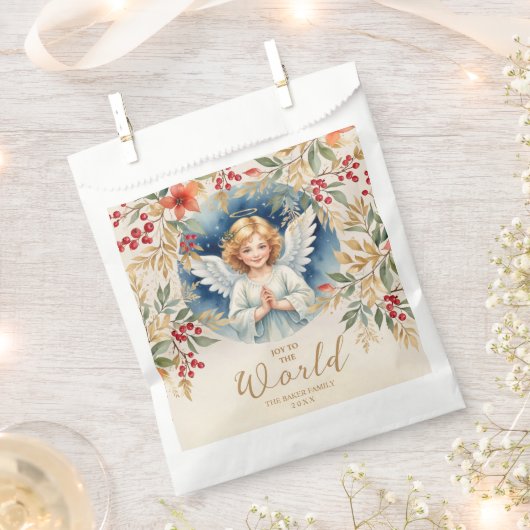 Classic Exquisite Christmas Victorian Angel Xmas Bedankzakje (Geknipt)