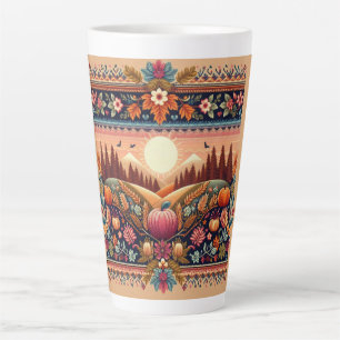Classic Fair Isle Herfst/Herfst Latte Mok
