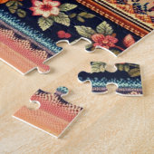 Classic Fair Isle Herfst/Herfst Legpuzzel (Zijkant)