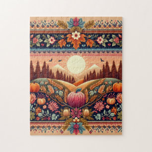 Classic Fair Isle Herfst/Herfst Legpuzzel