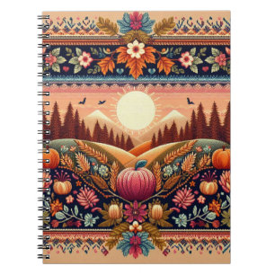 Classic Fair Isle Herfst/Herfst Notitieboek