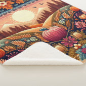 Classic Fair Isle Herfst/Herfst Sherpa Deken (3/4)