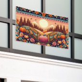 Classic Fair Isle Herfst/Herfst Spandoek (Buitenkant Gebouw)