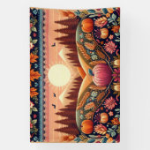 Classic Fair Isle Herfst/Herfst Spandoek (Verticaal)