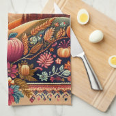 Classic Fair Isle Herfst/Herfst Theedoek (Quarter Fold)