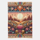 Classic Fair Isle Herfst/Herfst Theedoek (Verticaal)