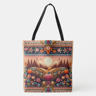 Classic Fair Isle Herfst/Herfst Tote Bag