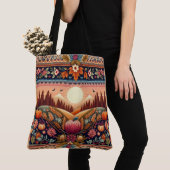 Classic Fair Isle Herfst/Herfst Tote Bag (Dichtbij)