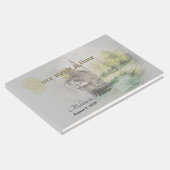 Classic Fairytale Castle Painting Guestbook Gastenboek (Hoek)