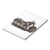 Classic Fat Boy-motorfiets Notitieblok (Linkerzijde)