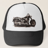 Classic Fat Boy-motorfiets Trucker Pet (Voorkant)