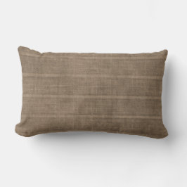 Classic Faux Linen Brown Sierkussen Kussen