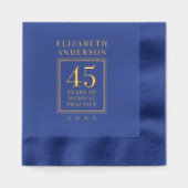 Classic Feestelijke Elegant Jubileum Pensioen Folie Servetten (Voorkant)