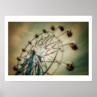Classic Ferris wheel Poster (Semi-Gloss)