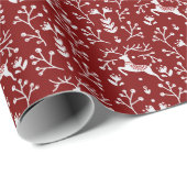 Classic Festive Christmas Tartan-Style Plaid Cadeaupapier (Rol Hoek)