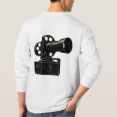 Classic Film Camera Silhouette T-Shirt (Achterkant)