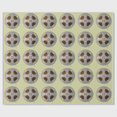 CLASSIC FILM REEL PATTERN ONTWERP CADEAUPAPIER (Vlak)
