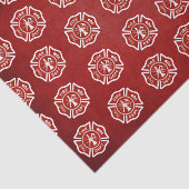 Classic Fire Fighter Symbol Red Tissuepapier (Detail)