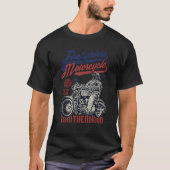  Classic Firefighter Motorcycle Bond Biker T-shirt (Voorkant)