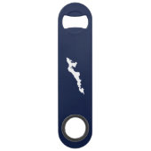 Classic Fishers Island Logo Bottle Opener - marine Speed Flessenopener (Achterkant)
