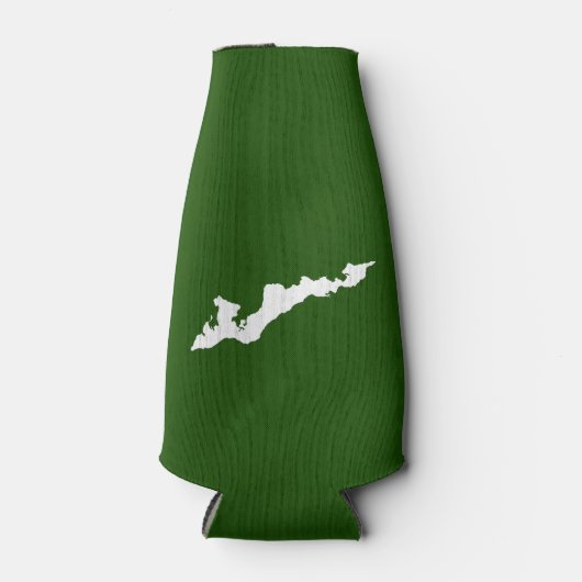 Classic Fishers Island Logo Cooler - Green/White (Voorkant)