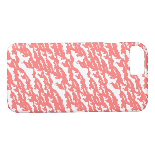 Classic Fishers Island Logo iPhone Case (Achterkant (Horizontaal))