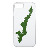 Classic Fishers Island Logo iPhone Case (Achterkant)