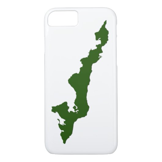Classic Fishers Island Logo iPhone Case (Achterkant)