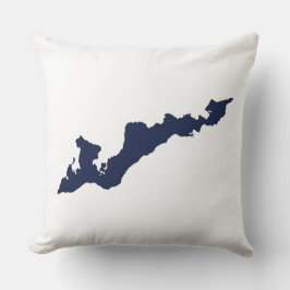 Classic Fishers Island Logo Pillow - Nederlands Kussen